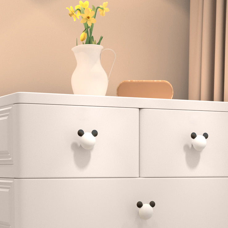 Plastic Non-Hanging Armoire with Drawers Contemporary Indoor Storage Cabinet