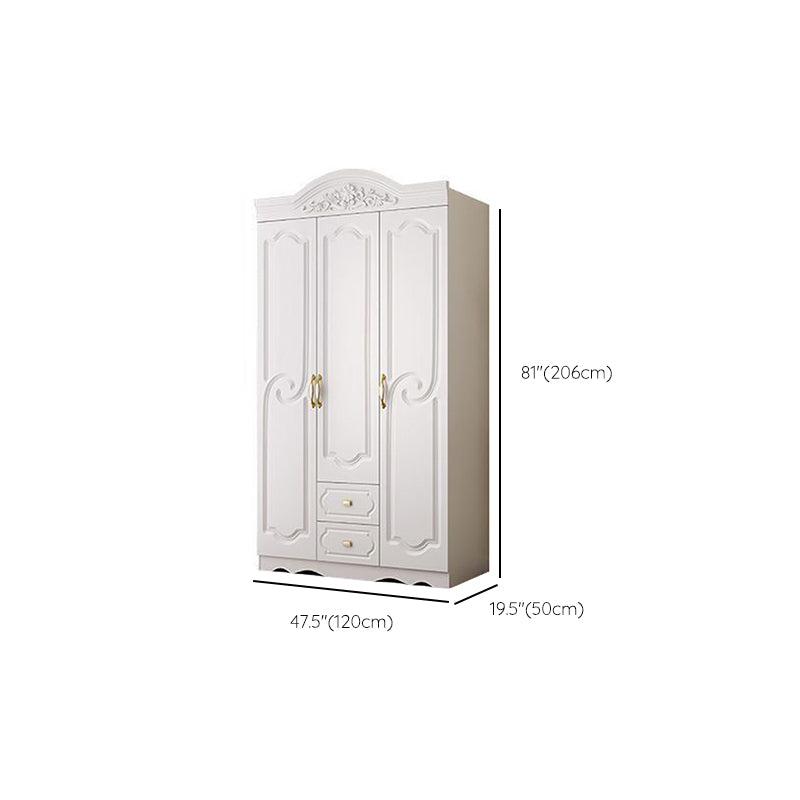 Engineered Wood Wardrobe Cabinet French Country Wardrobe Armoire