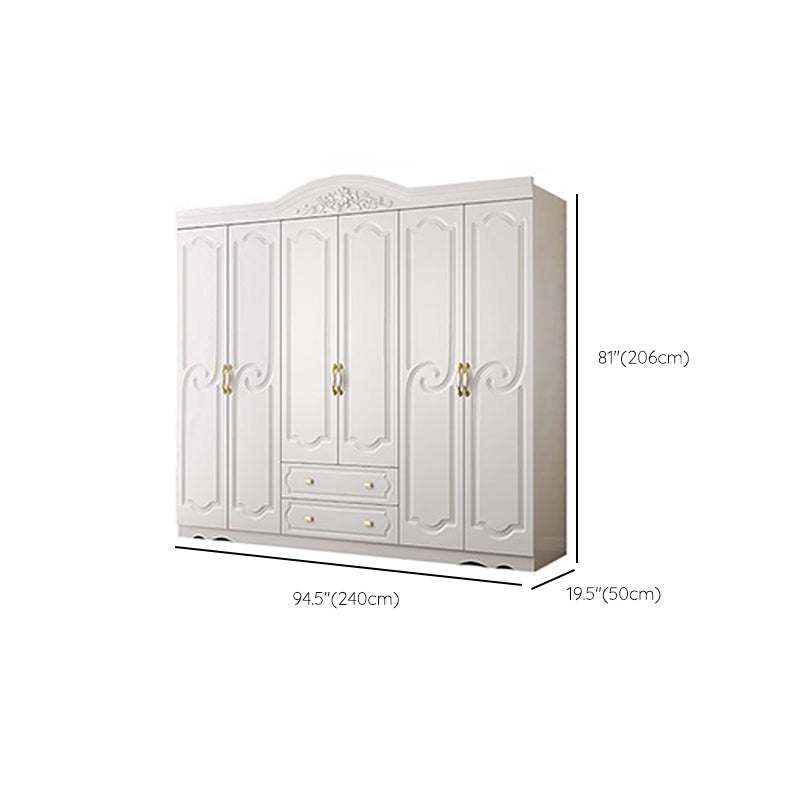 Engineered Wood Wardrobe Cabinet French Country Wardrobe Armoire