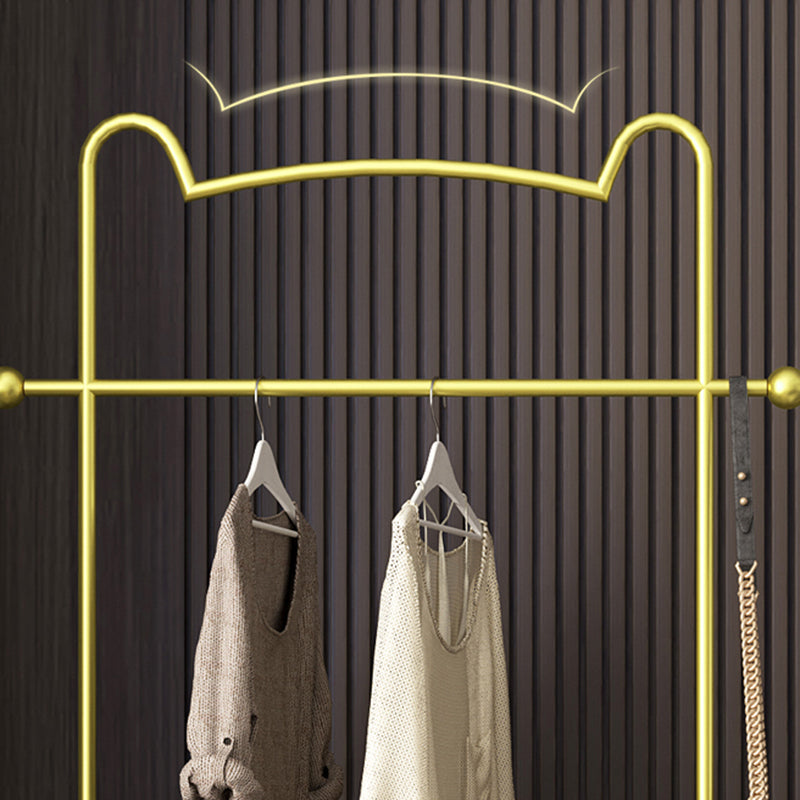 Gorgeous Metal Coat Rack Free Standing Marble Bottom Coat Hanger for Living Room