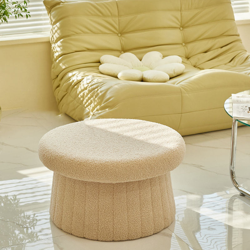Modern Multi Colors Pouf Round Resistant Pouf for Drawing Room