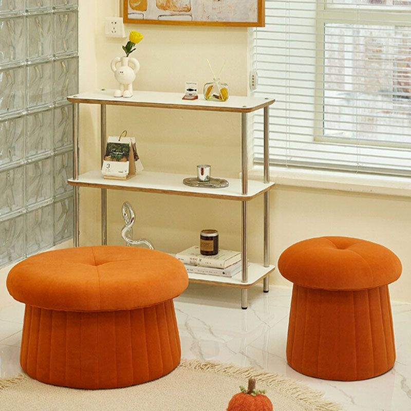 Modern Multi Colors Pouf Round Resistant Pouf for Drawing Room