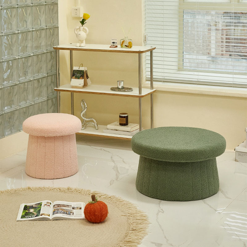 Modern Multi Colors Pouf Round Resistant Pouf for Drawing Room