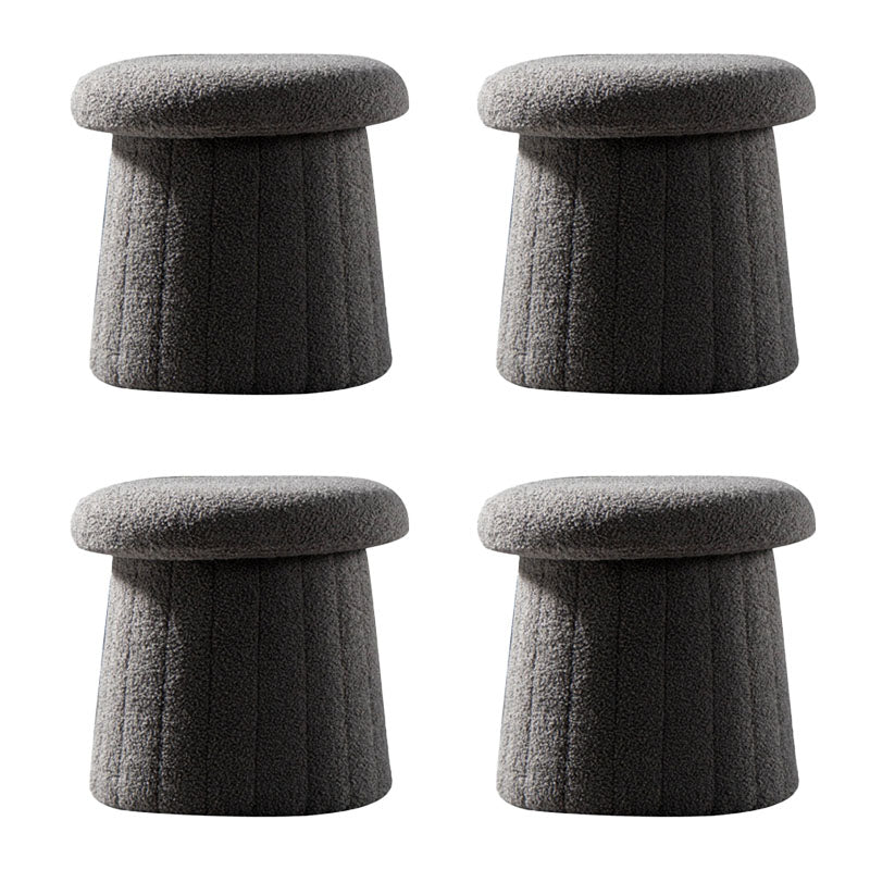 Modern Multi Colors Pouf Round Resistant Pouf for Drawing Room