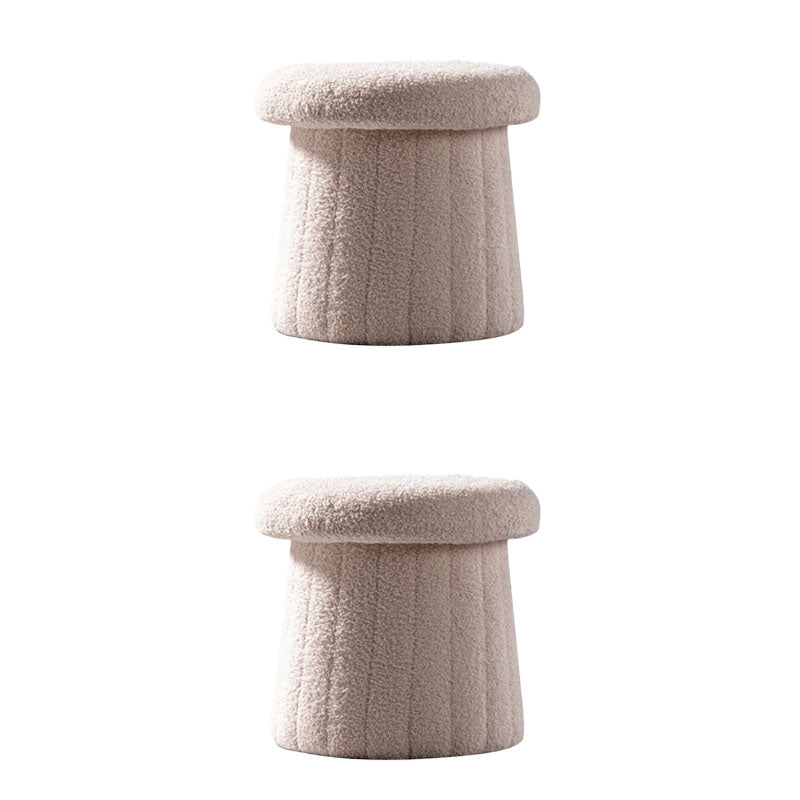 Modern Multi Colors Pouf Round Resistant Pouf for Drawing Room