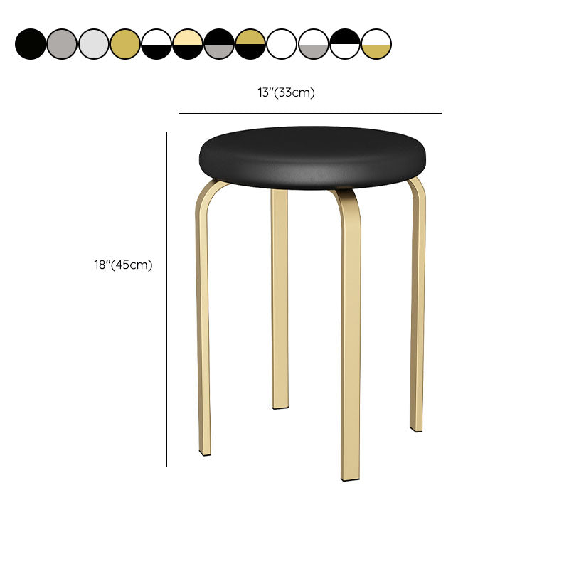 Modern Round Standard Solid Color Water Resistant Standard for Home Decor