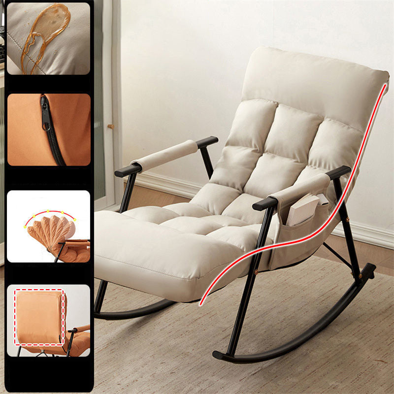 Contemporary Style Single Sofa Rocking Chair Simple Indoor Rocking Chair