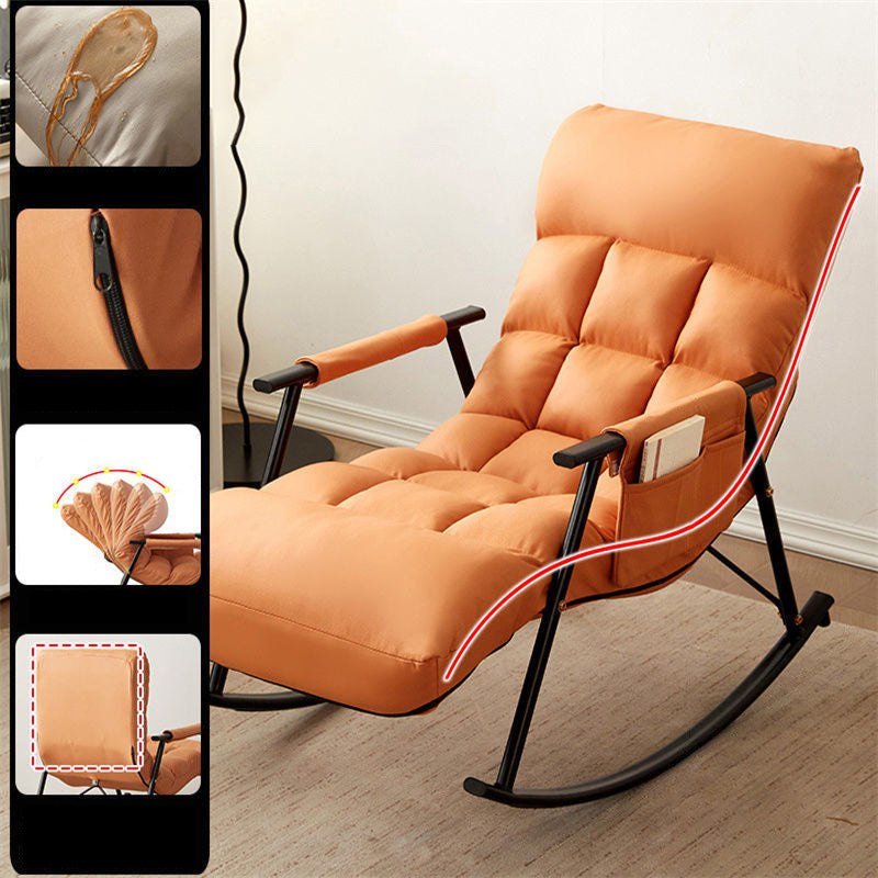 Contemporary Style Single Sofa Rocking Chair Simple Indoor Rocking Chair