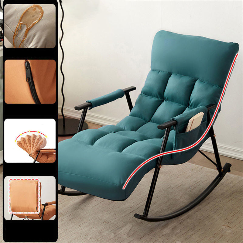 Contemporary Style Single Sofa Rocking Chair Simple Indoor Rocking Chair