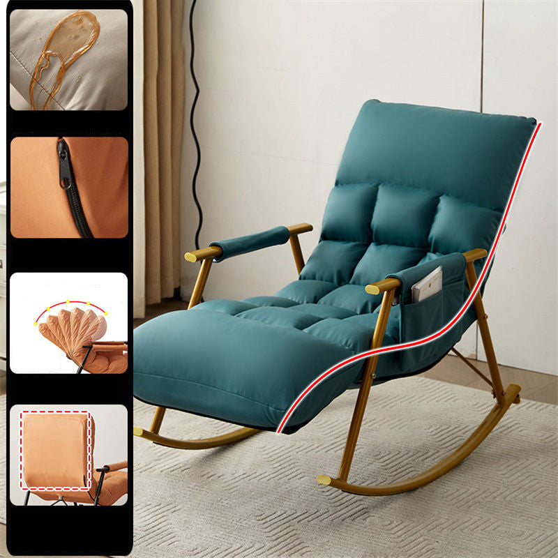 Contemporary Style Single Sofa Rocking Chair Simple Indoor Rocking Chair