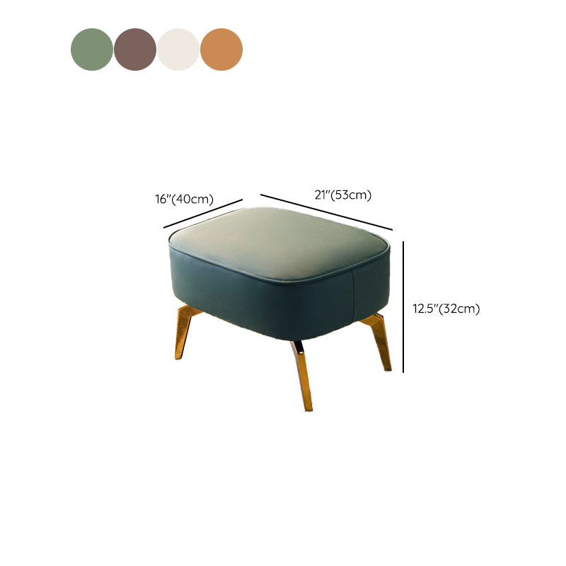 Modern Rocker Chair Metal Frame Dirt Resistant Wingback Upholstered Rocker Chair