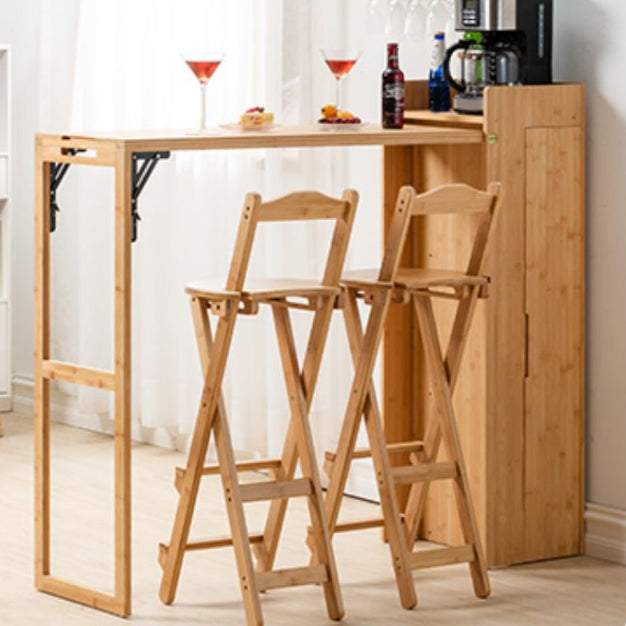 Contemporary Bar Table Set 1/2/3 Pieces Counter Height Pub Set