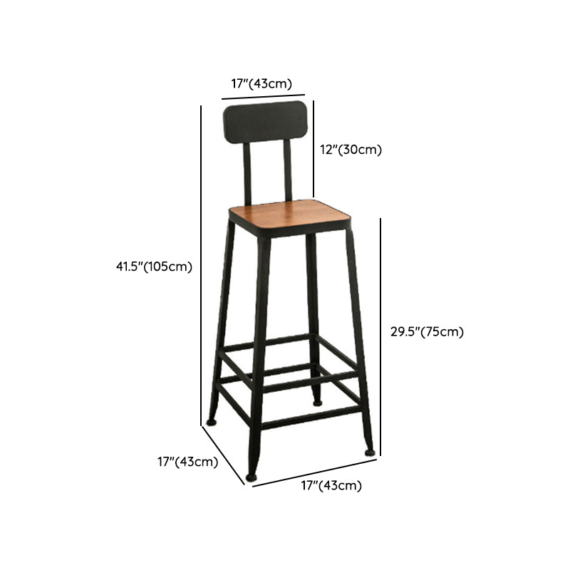 Contemporary Rectangle Bar Set 1/5 Pieces Solid Wood Pub Dining Set for Dining Room