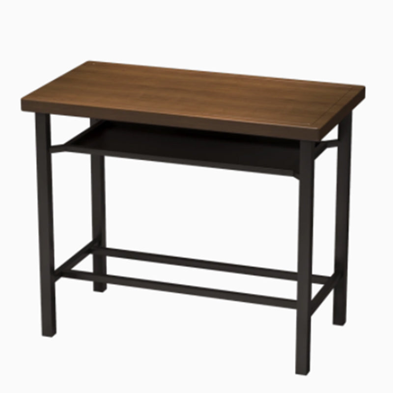 Modern 1/2/5 Pieces Bar Table Set Pine Wood Counter Table with High Stools