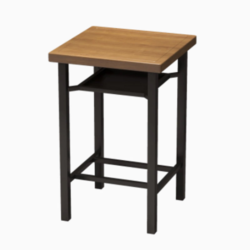 Modern 1/2/5 Pieces Bar Table Set Pine Wood Counter Table with High Stools