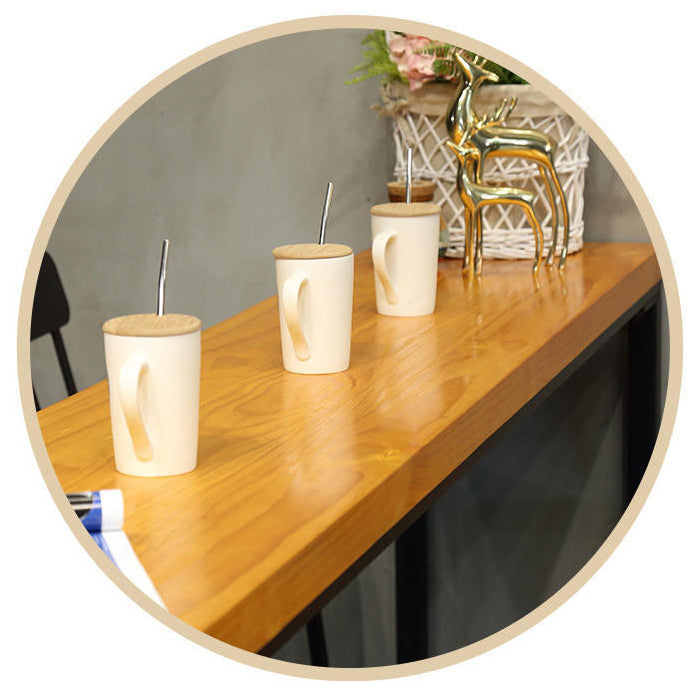 Modern Style Wood 1/2/5/9 Pieces Bar Table Set Rectangle Bar Table for Home