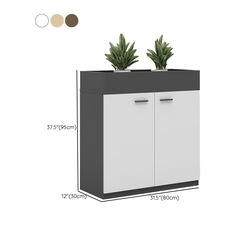 Nordic Style File Cabinets Wood Vertical File Cabinet for Office
