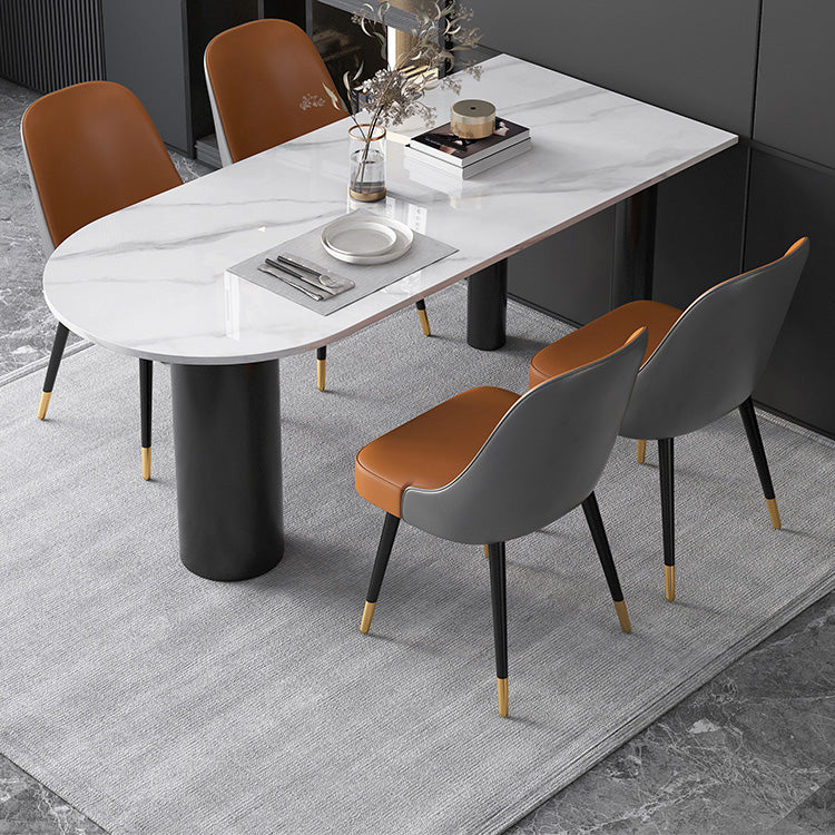 Modern Style Dining Table Stone 3 Legs Table for Dining Room