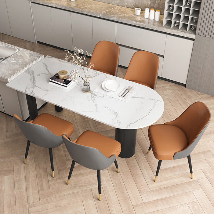 Modern Style Dining Table Stone 3 Legs Table for Dining Room