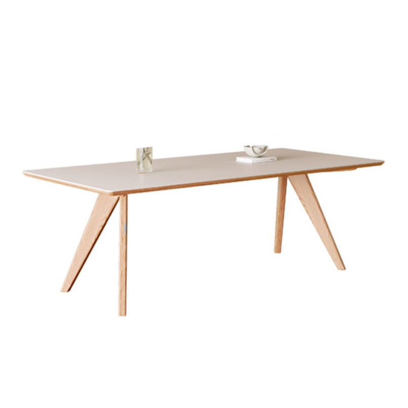 Modern Style Dining Table Stone 4 Legs Table for Dining Room
