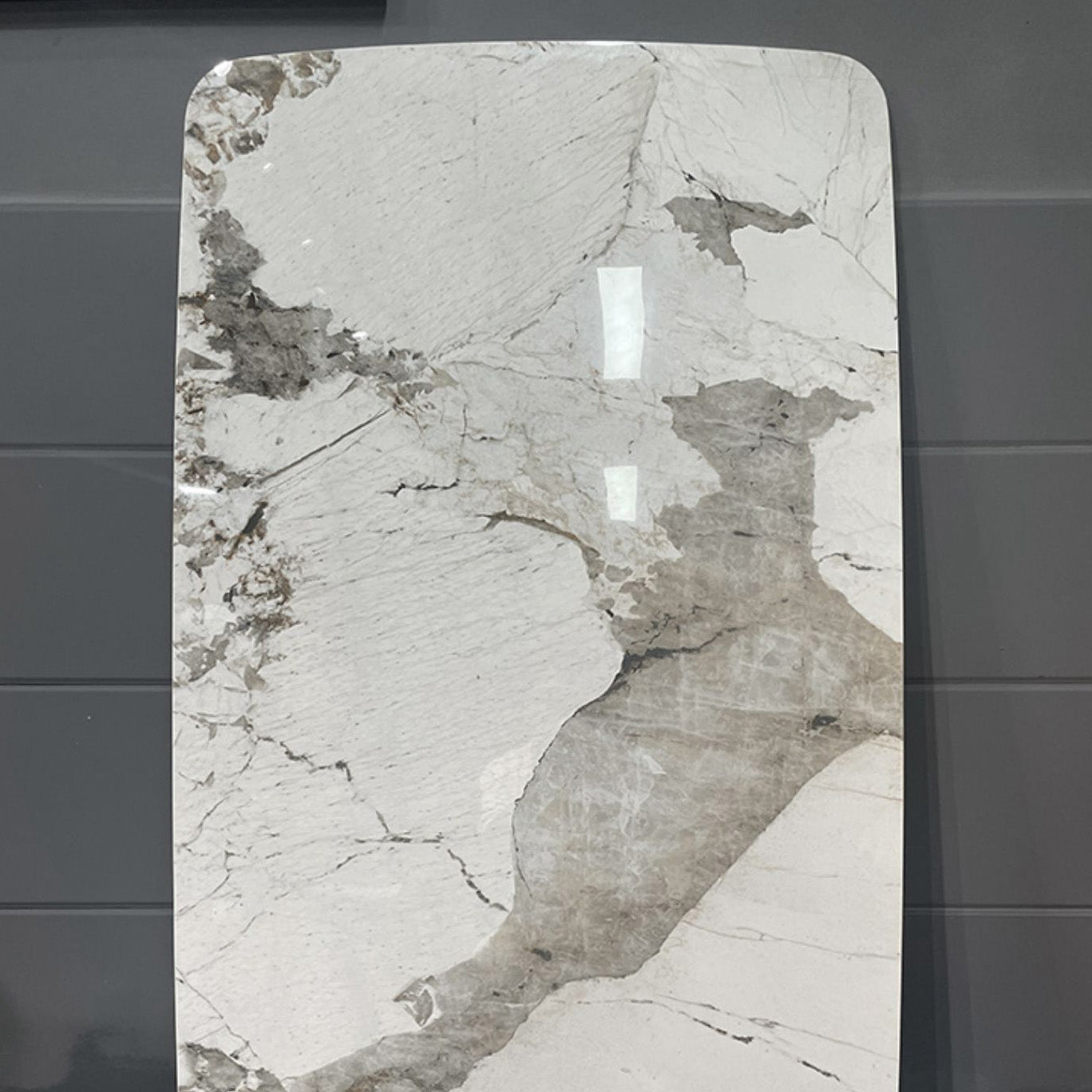 Modern Stone Dining Table Rectangle Table for Dining Room Kitchen