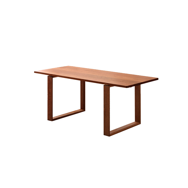 Modern Style Dining Table Rectangle Wood Top Table for Dining Room