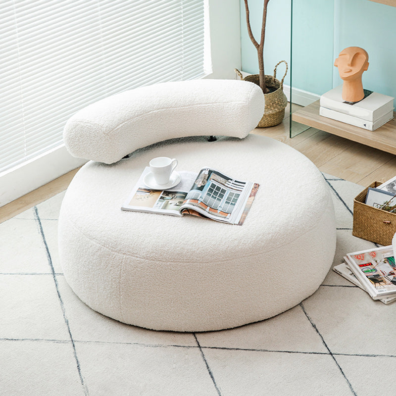Modern Pillow Back Armless Living Room Solid Color Parsons Chair