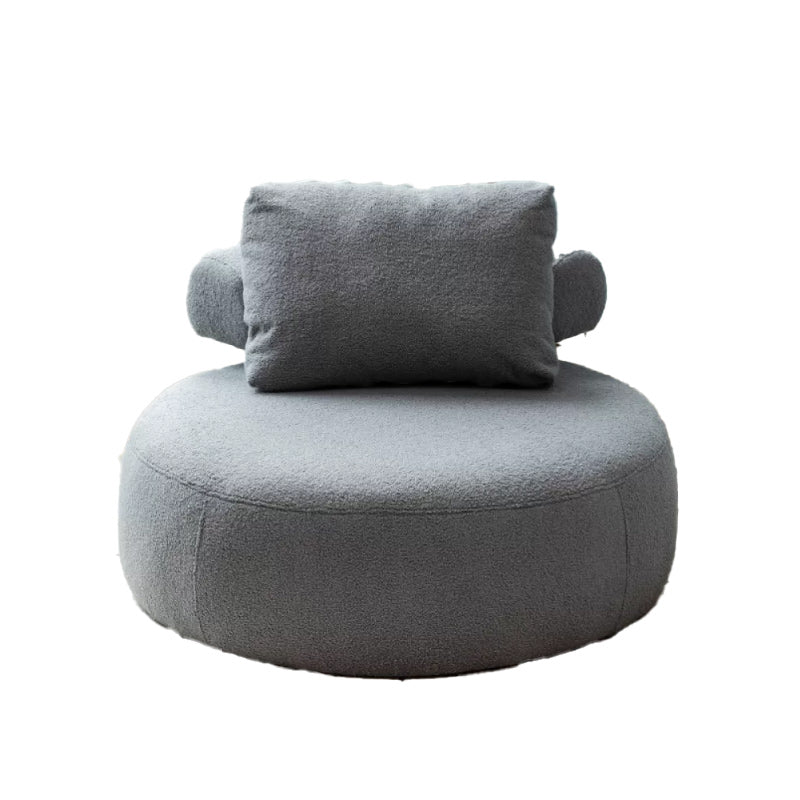 Modern Pillow Back Armless Living Room Solid Color Parsons Chair