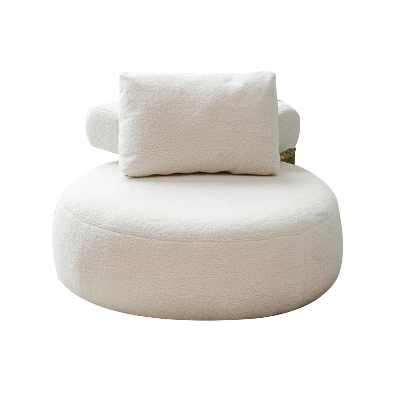 Modern Pillow Back Armless Living Room Solid Color Parsons Chair