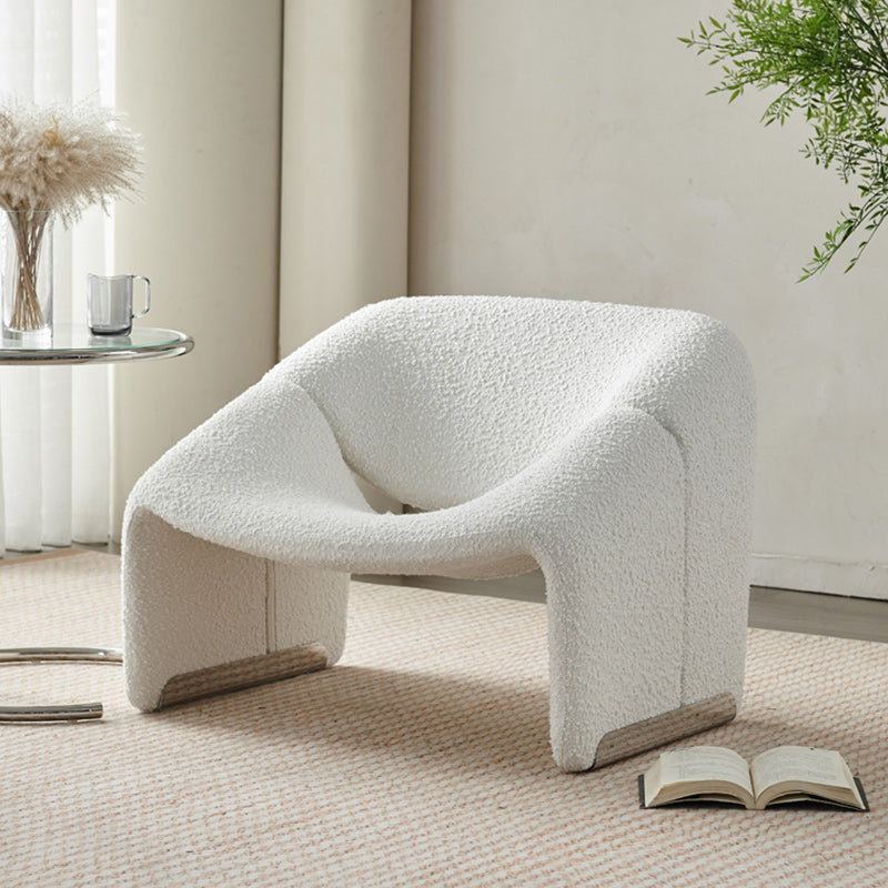Upholstered Fabric Accent Armchair 33.07" Wide Accent Armchair