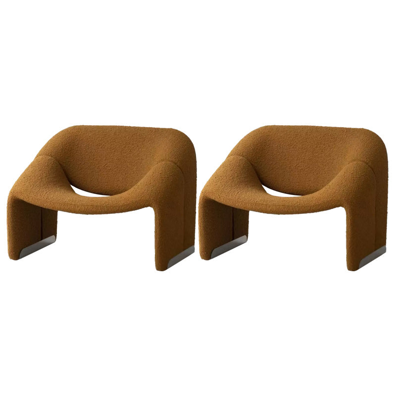 Upholstered Fabric Accent Armchair 33.07" Wide Accent Armchair