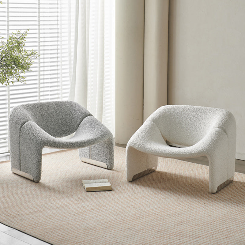 Upholstered Fabric Accent Armchair 33.07" Wide Accent Armchair