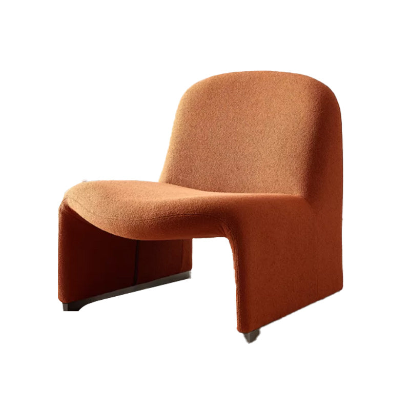 Scandinavian Accent Room Chair 24.8" Wide Fabric Lounge Accent Chair