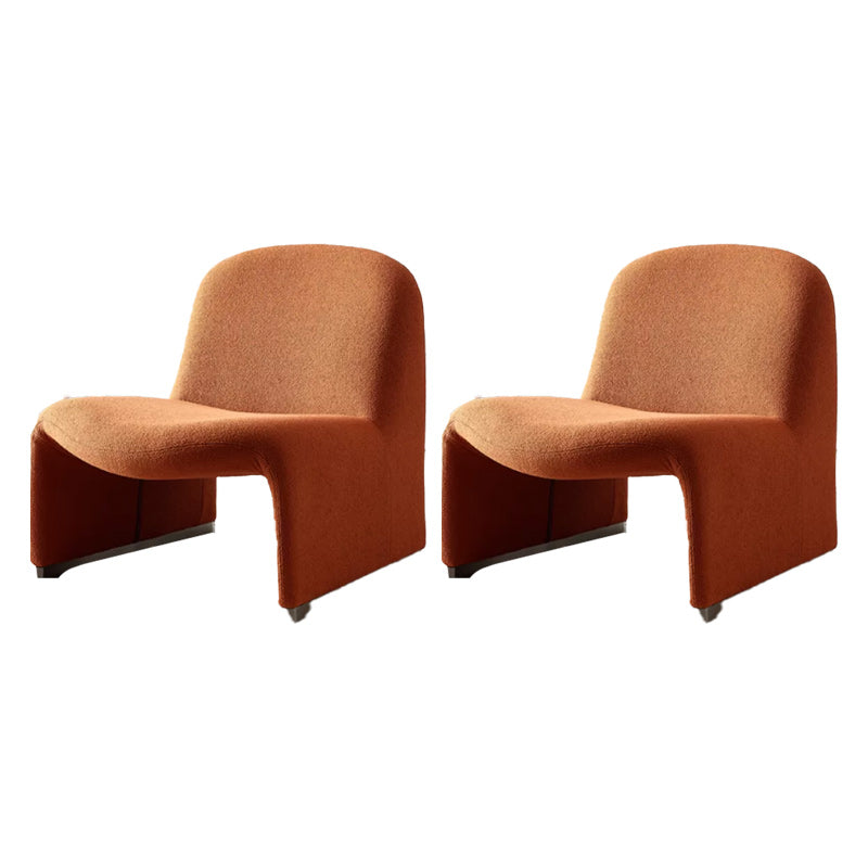 Scandinavian Accent Room Chair 24.8" Wide Fabric Lounge Accent Chair