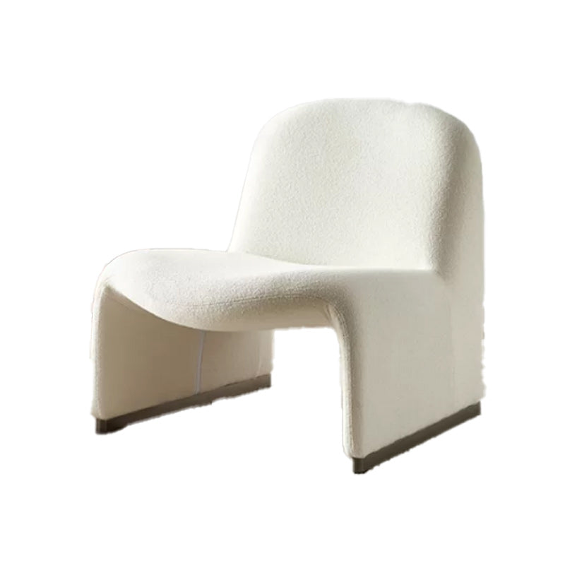 Scandinavian Accent Room Chair 24.8" Wide Fabric Lounge Accent Chair