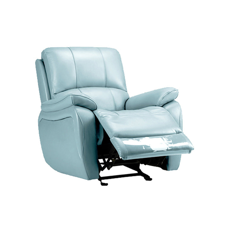 Modern Recliner Chair USB Charge Port Solid Color Standard Recliner