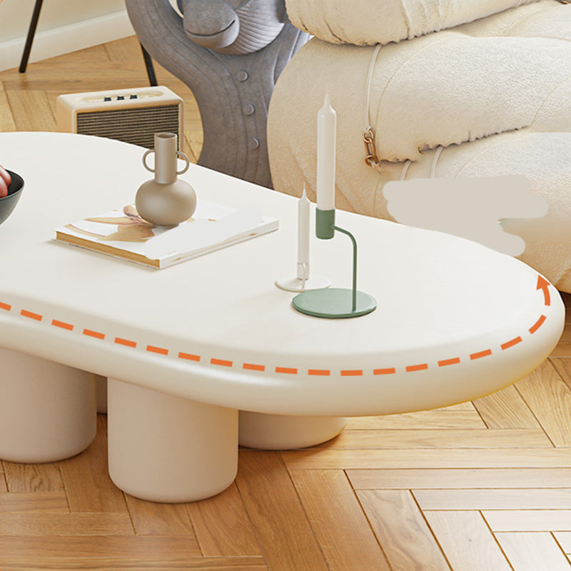 Contemporary Coffee Table 3 Legs Wooden Coffee Cocktail Table