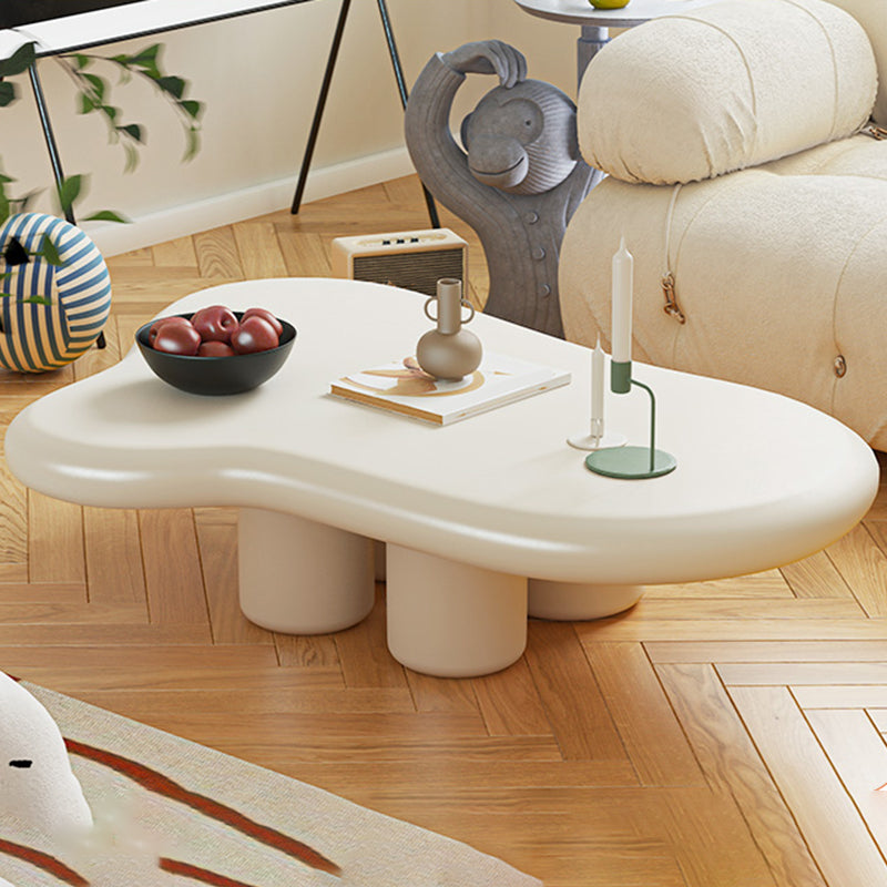 Contemporary Coffee Table 3 Legs Wooden Coffee Cocktail Table