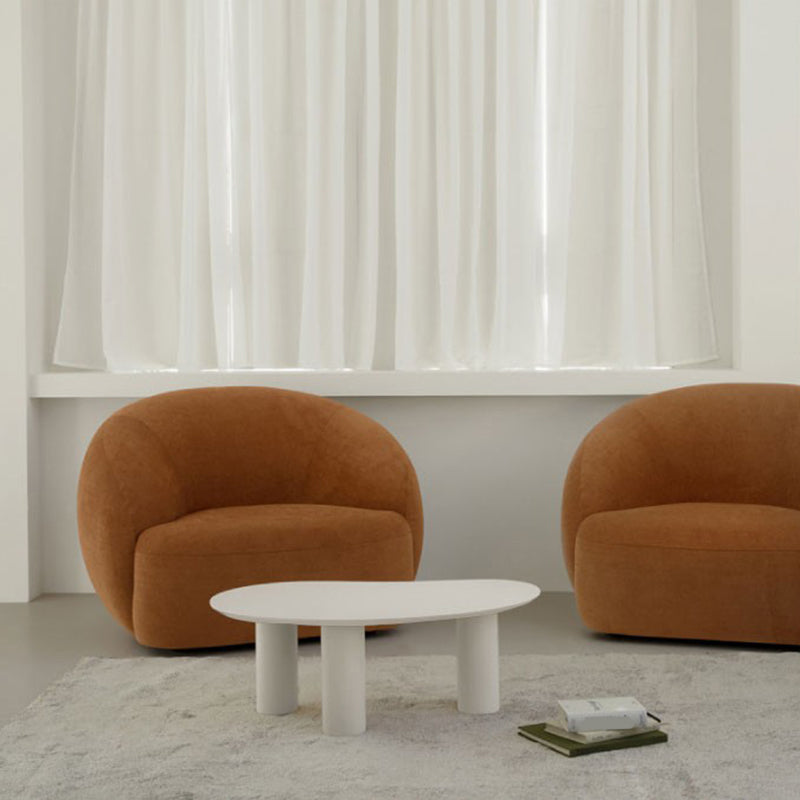 Modern 3 Legs Coffee Table Wood Coffee Table for Living Room