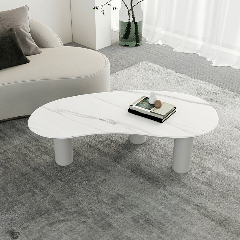Modern 3 Legs Coffee Table Slate Coffee Table for Living Room