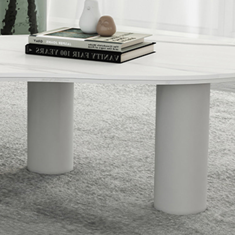 Modern 3 Legs Coffee Table Slate Coffee Table for Living Room