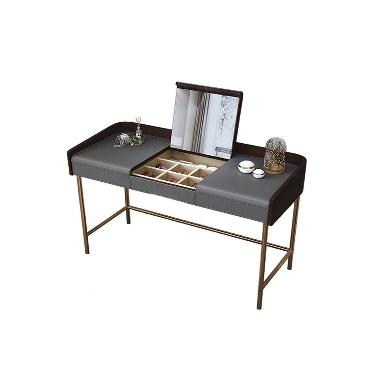 Glam 17.72" Wide Wooden Makeup Vanity with 2 Drawers for Bedroom
