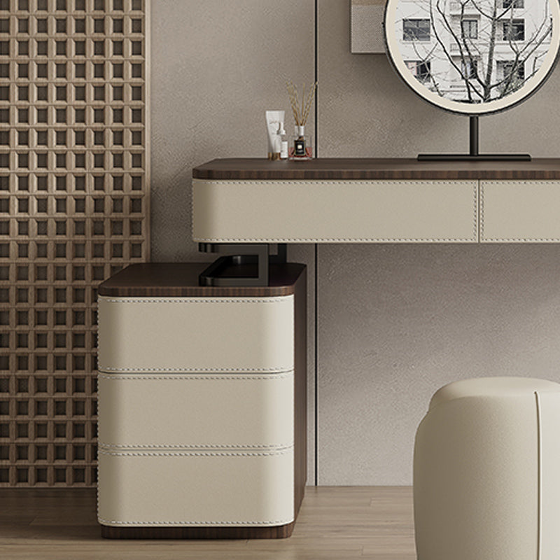 Wooden Make-up Vanity White Makeup Vanity Desk Table with Drawers