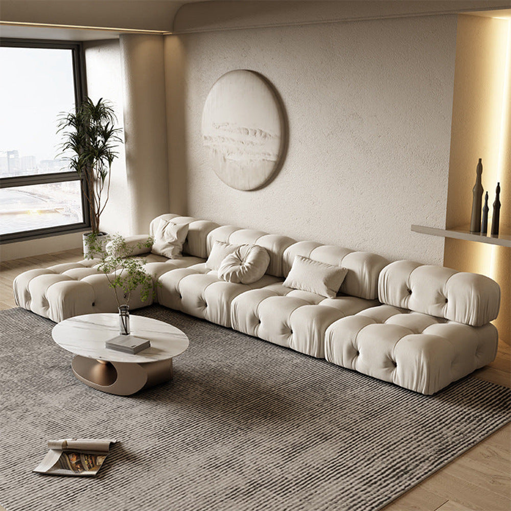 Glam Slate Pedestal Coffee Table Oval White Coffee Table Set