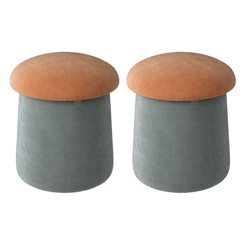 Contemporary Armless Chair Solid Color Upholstered Parsons Chair