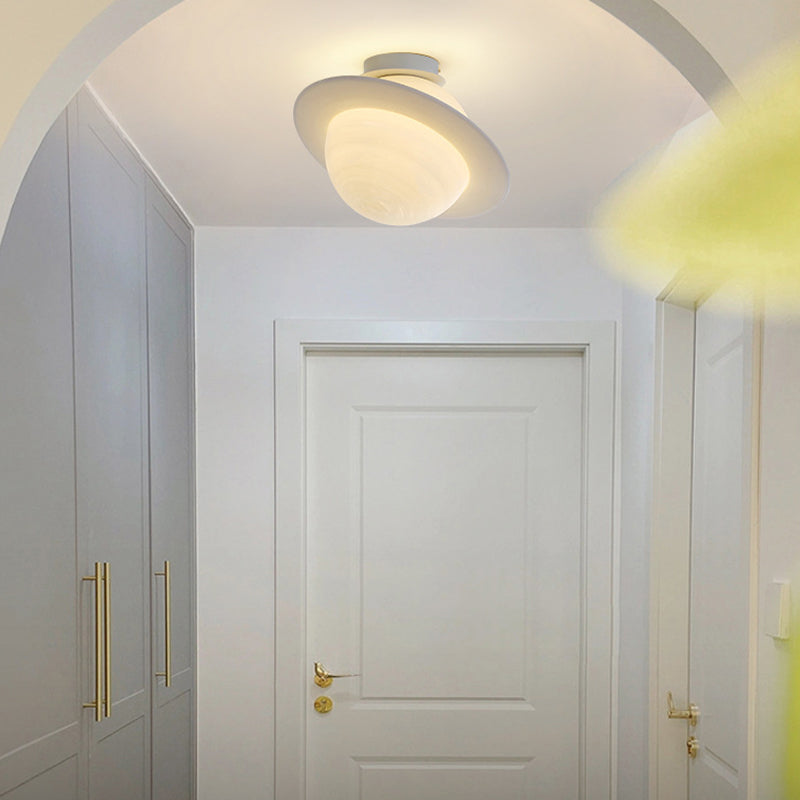 Globe Iron and Plastic Flush Mount 1 - Light Kids Style Ceiling Flush