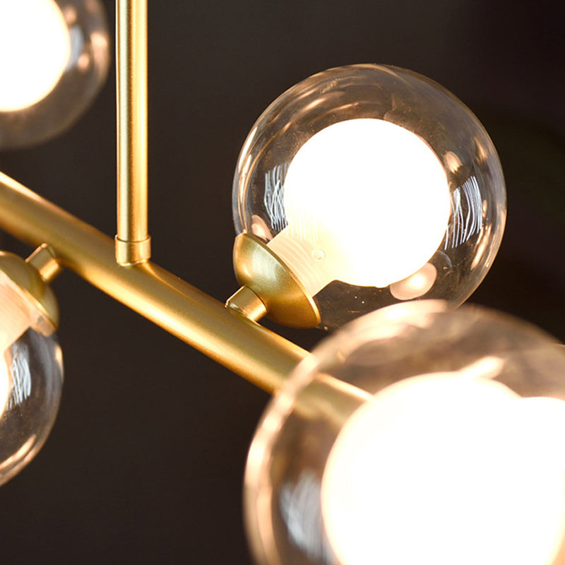 Modern Style Globe Shade Island Pendants Glass Pendant Lights for Dining Room