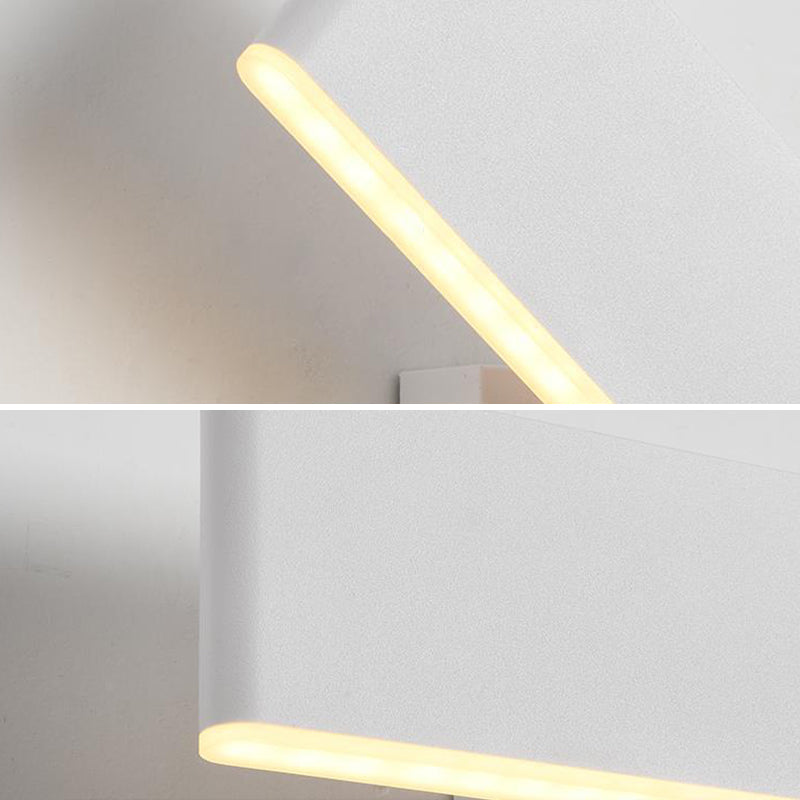 Single White/Black Modern Wall Mounted Sconce LED Wall Light for Bedroom