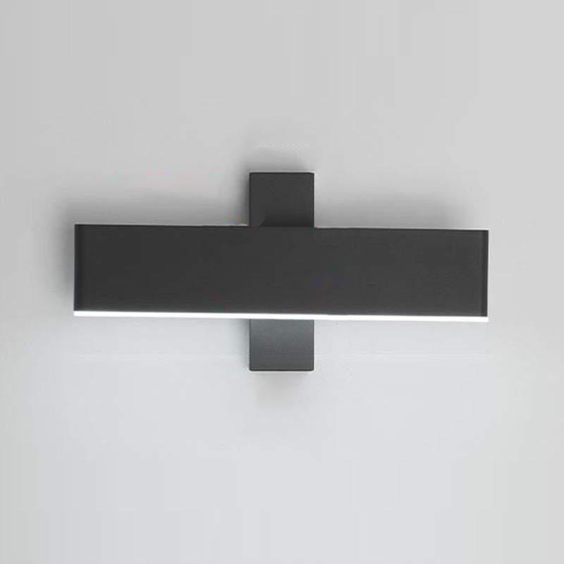 Single White/Black Modern Wall Mounted Sconce LED Wall Light for Bedroom