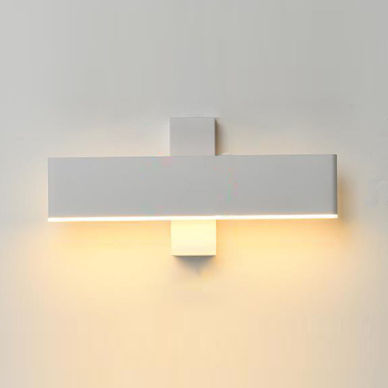 Single White/Black Modern Wall Mounted Sconce LED Wall Light for Bedroom